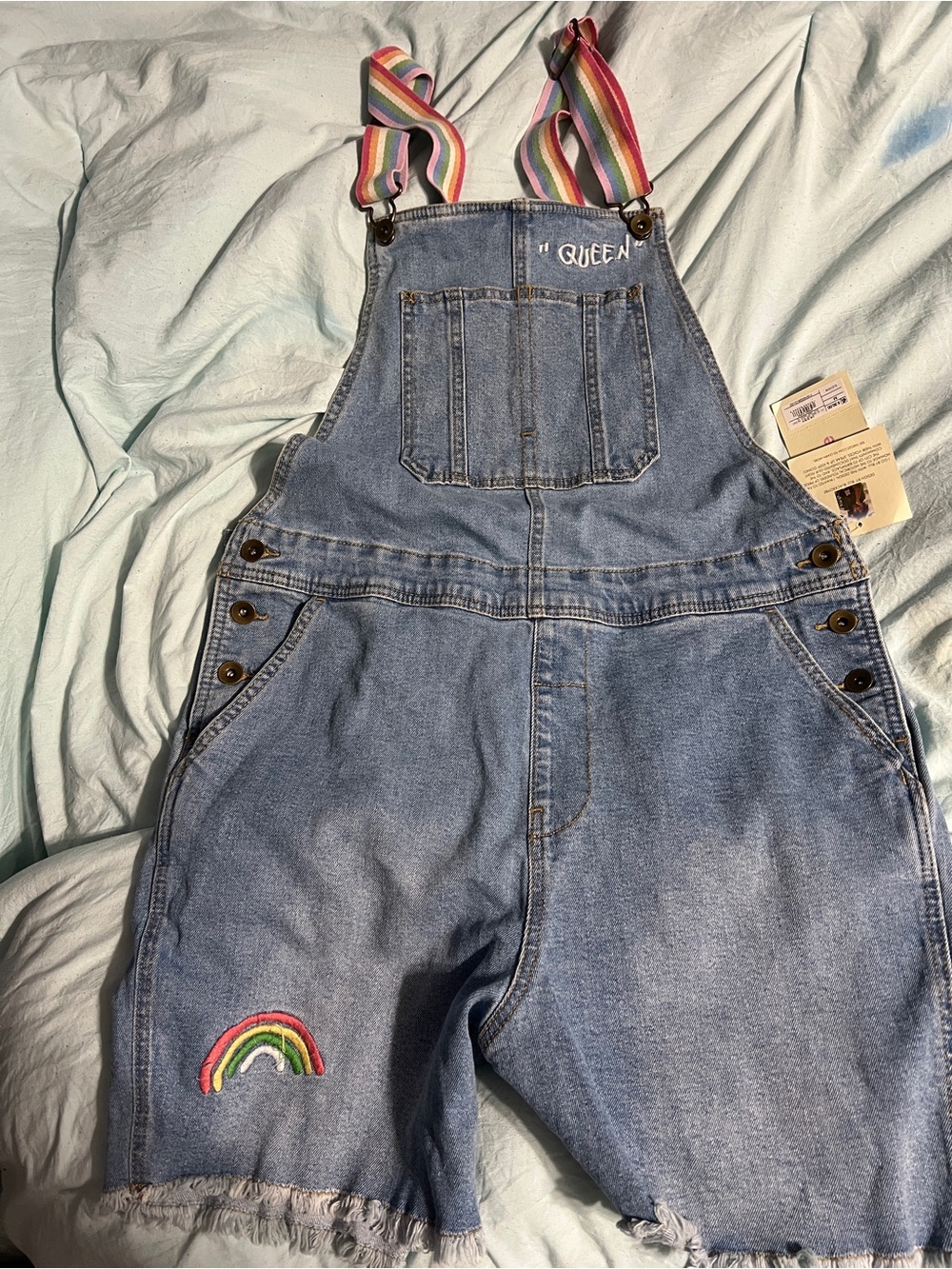 Take Pride Unisex “Queen” Overalls/Romper - M